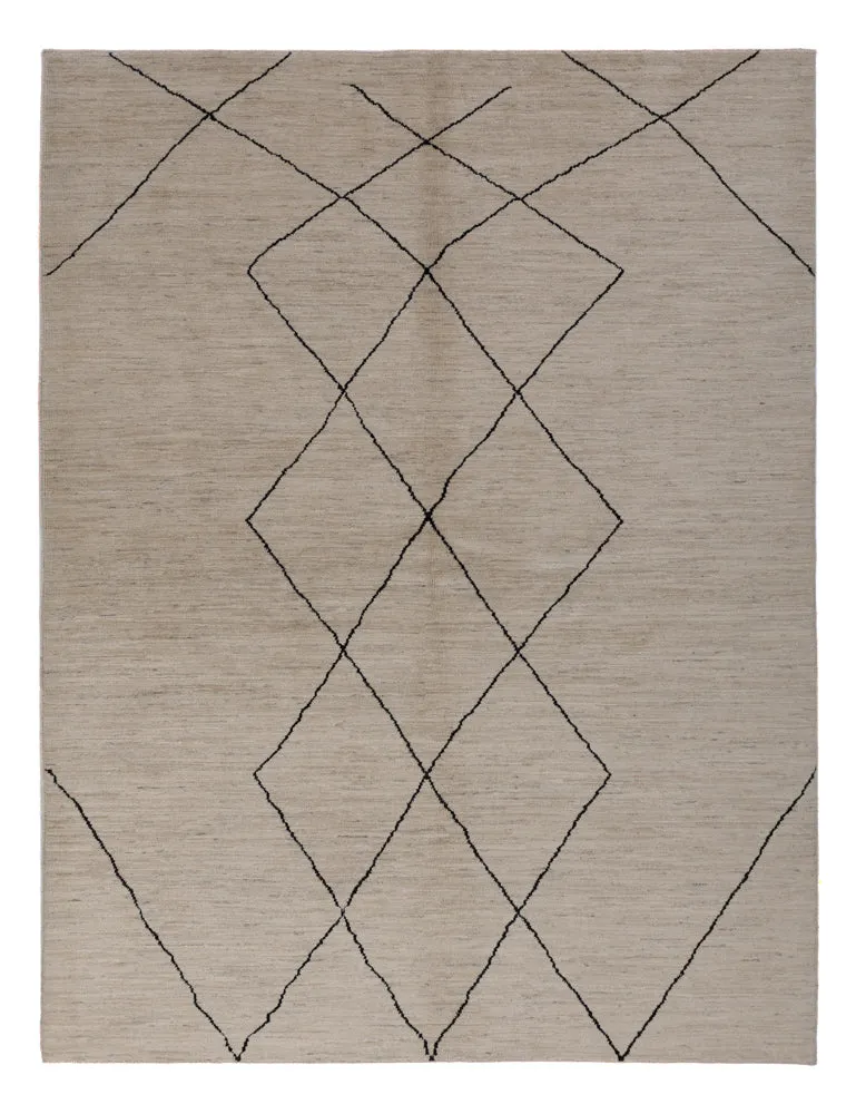 Berber Teppich 175x235cm - Wollteppich