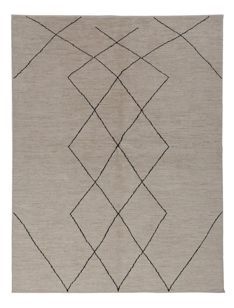 Berber Teppich 175x235cm - Wollteppich
