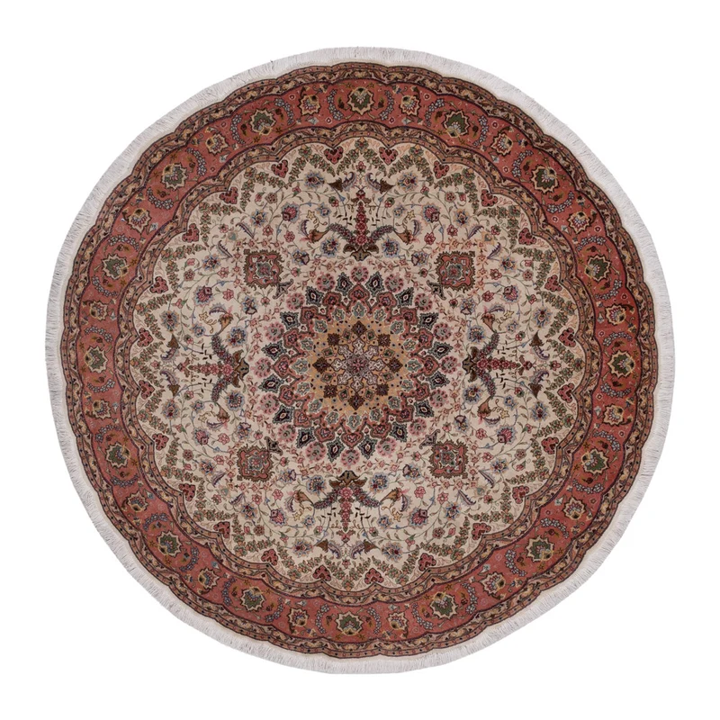 Täbriz - 50 Raj Teppich 200x200cm - Perserteppich