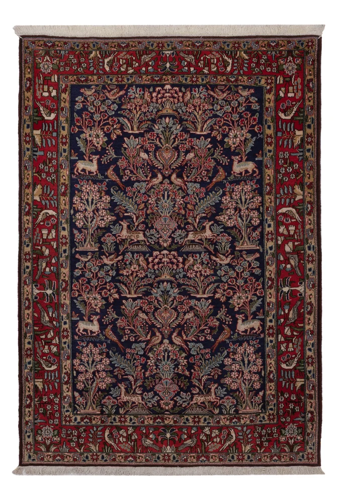 Ghom Teppich 138x206cm - Perserteppich