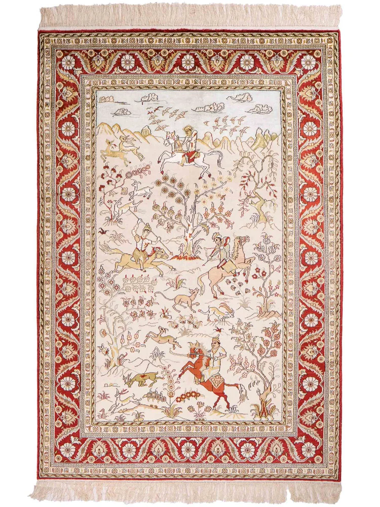 China Seide Teppich 121x193cm - Orientteppich