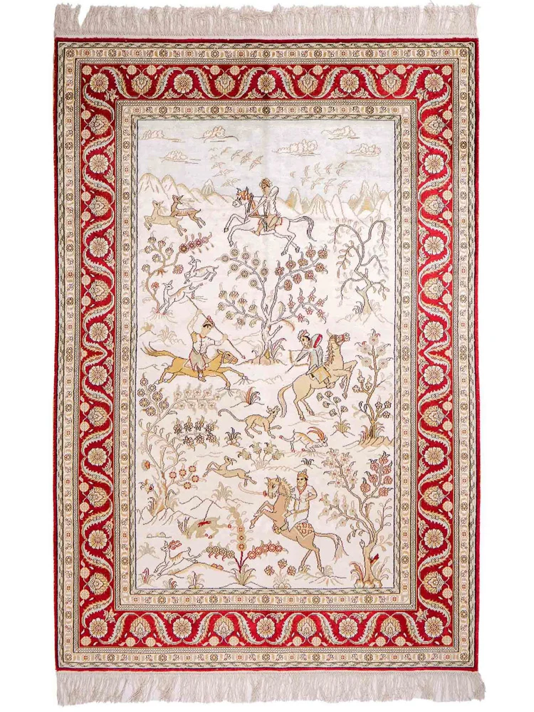 China Seide Teppich 124x183cm - Orientteppich