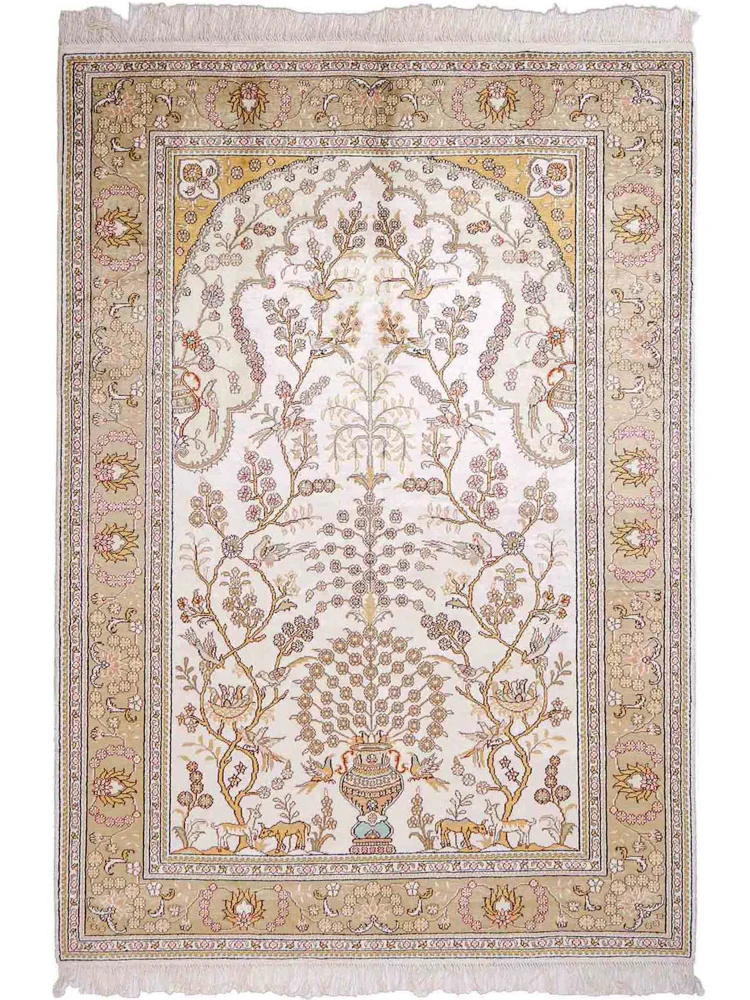 China Seide Teppich 124x183cm - Orientteppich