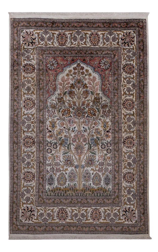 Kaschmir Seide Teppich 116x186cm - Orientteppich