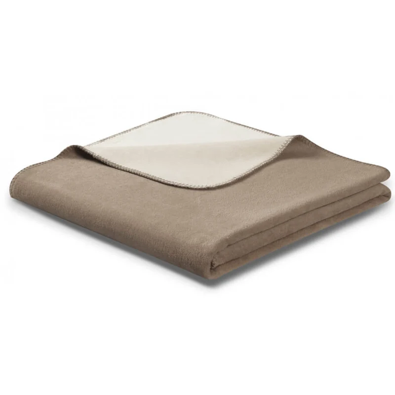 Sofadecke mit Zierstich Doubleface - Duo Cotton