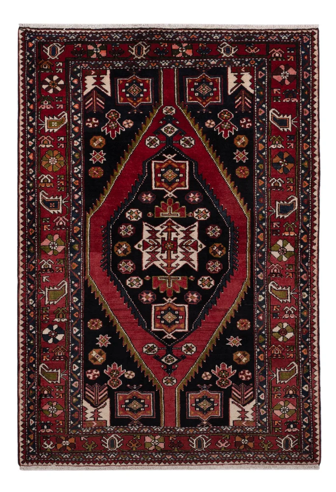 Hamadan Teppich 136x202cm - Perserteppich