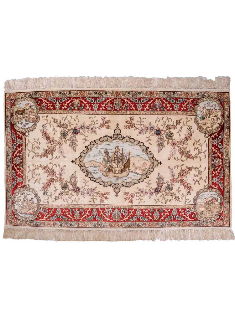 China Seide Teppich 95x153cm - Orientteppich