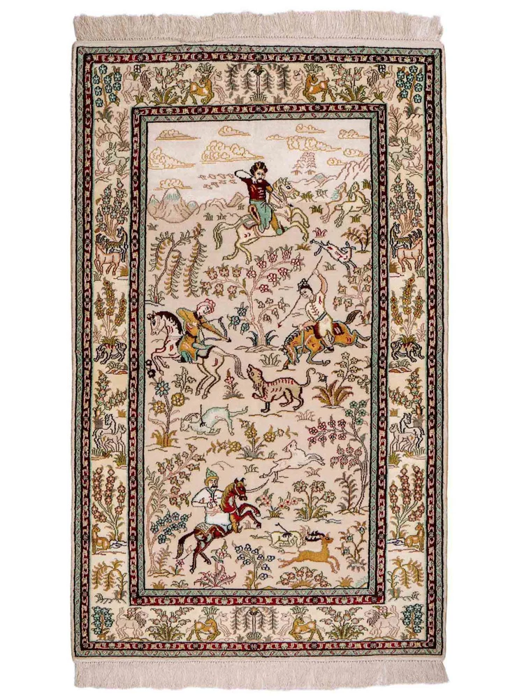 China Seide Teppich 88x150cm - Orientteppich