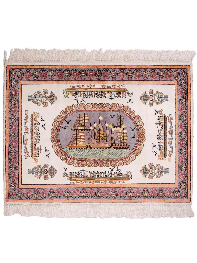 China Seide Teppich 91x123cm - Orientteppich
