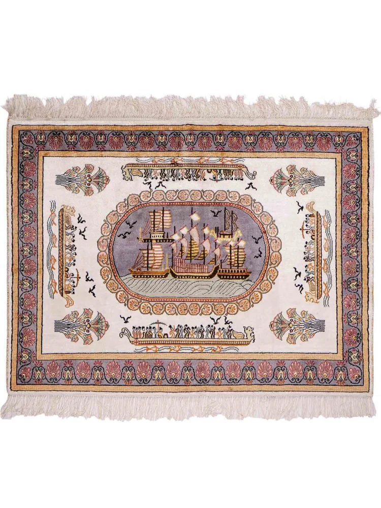 China Seide Teppich 95x121cm - Orientteppich