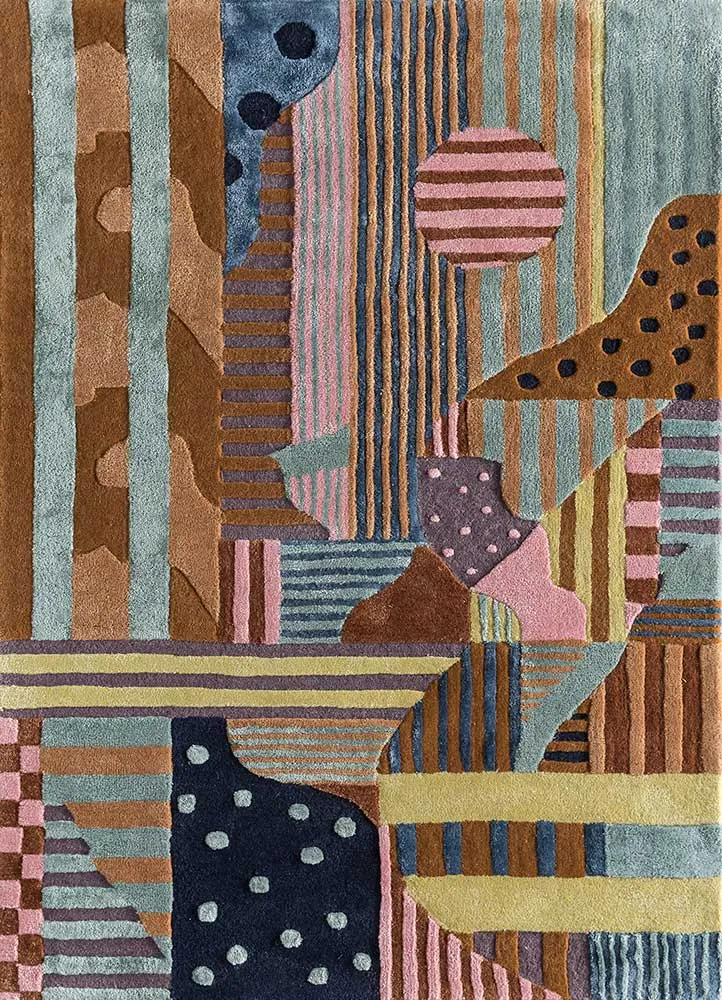 Wollteppich - 180 x 270 cm - mehrfarbig