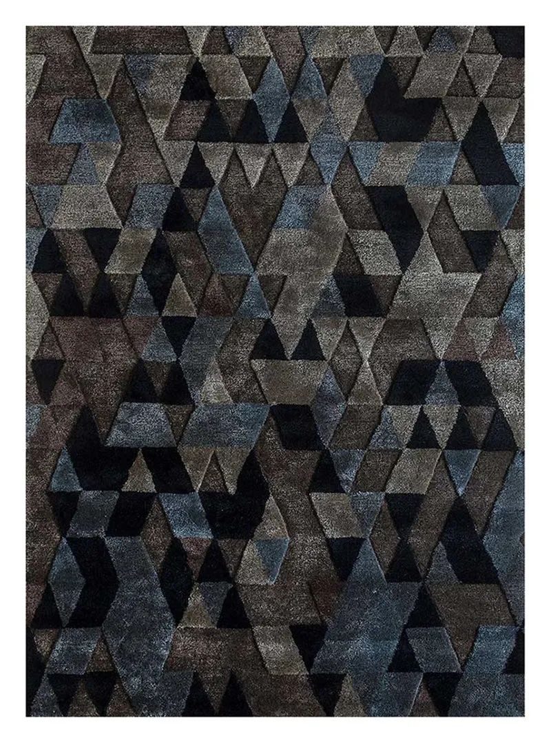 Wollteppich - 150 x 240 cm - anthrazit