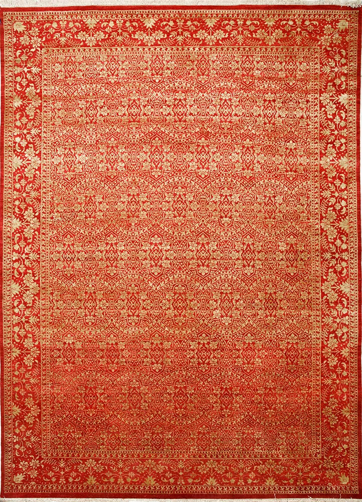Wollteppich - 295 x 395 cm - orange