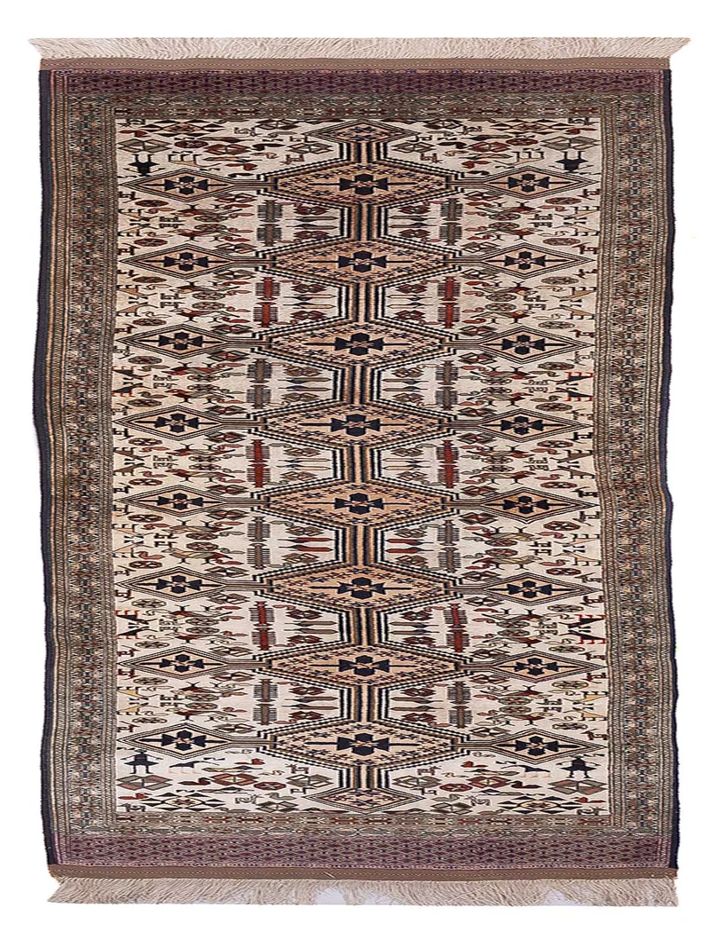 Kelim Seide Teppich 90x304cm