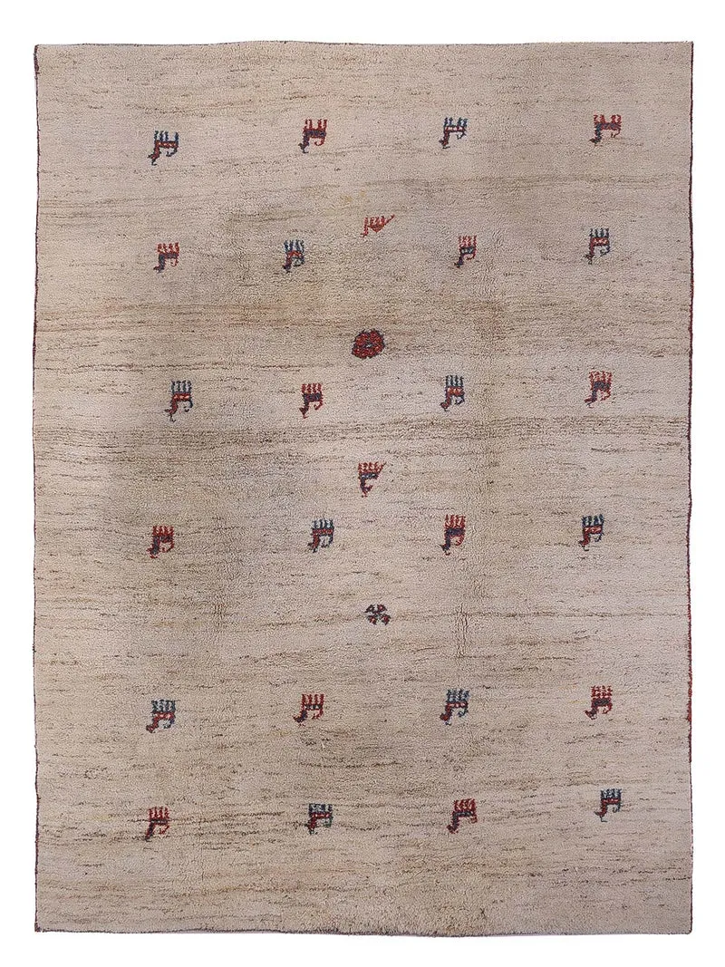 Gabbeh Persisch Teppich 212x290cm - Perserteppich Wollteppich