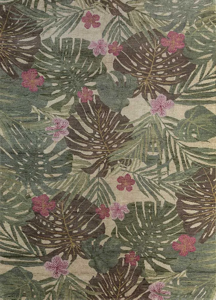 Wollteppich - 200 x 300 cm - gold