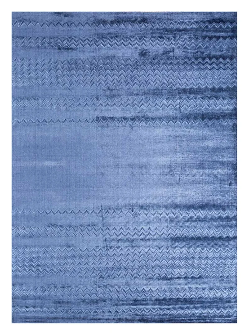 Viskose Teppich - 240 x 300 cm - blau