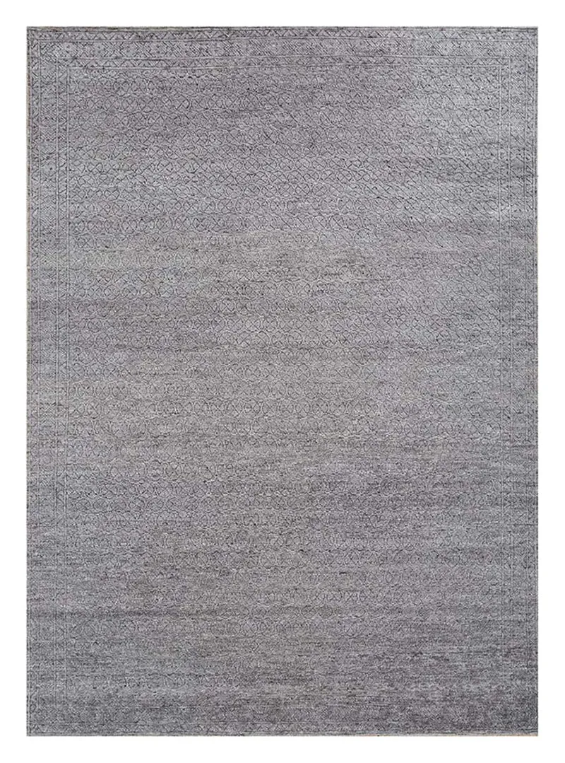 Wollteppich - 240 x 300 cm - grau