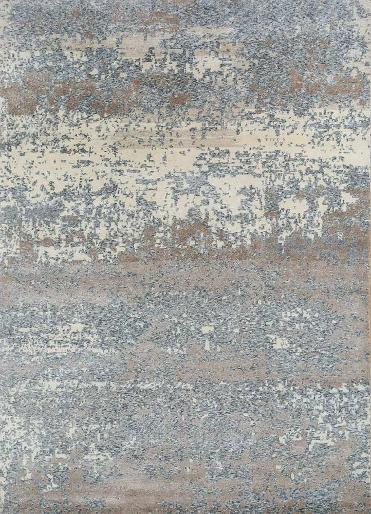 Wollteppich - 240 x 300 cm - grau