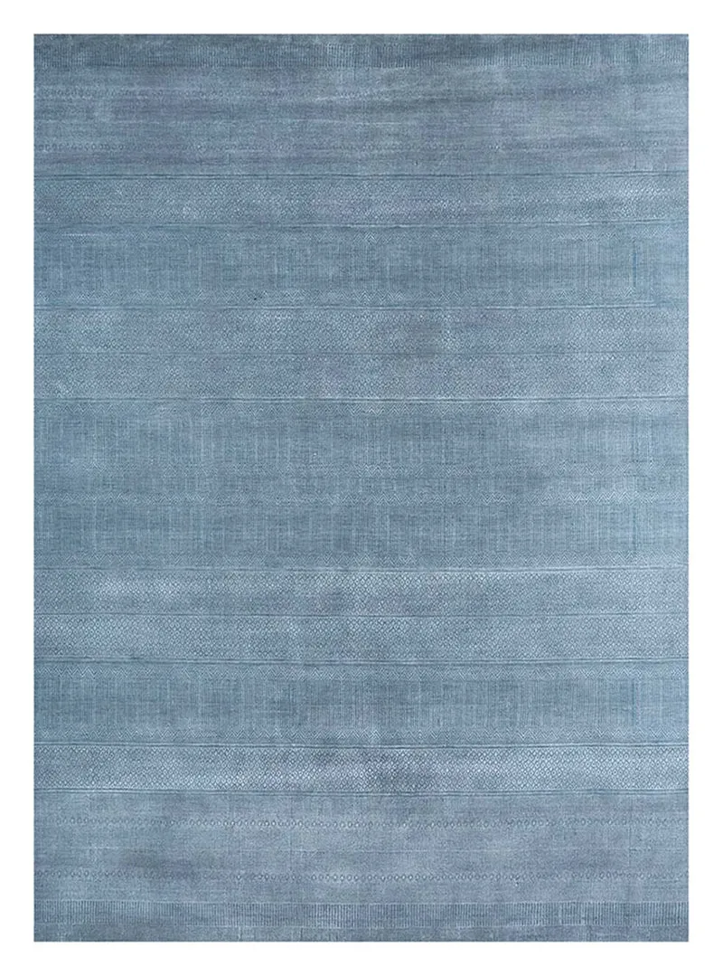 Wollteppich - 240 x 300 cm - blau