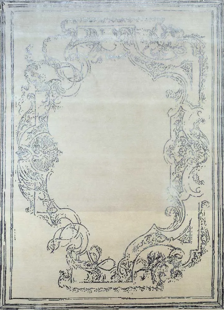 Wollteppich - 240 x 300 cm - creme