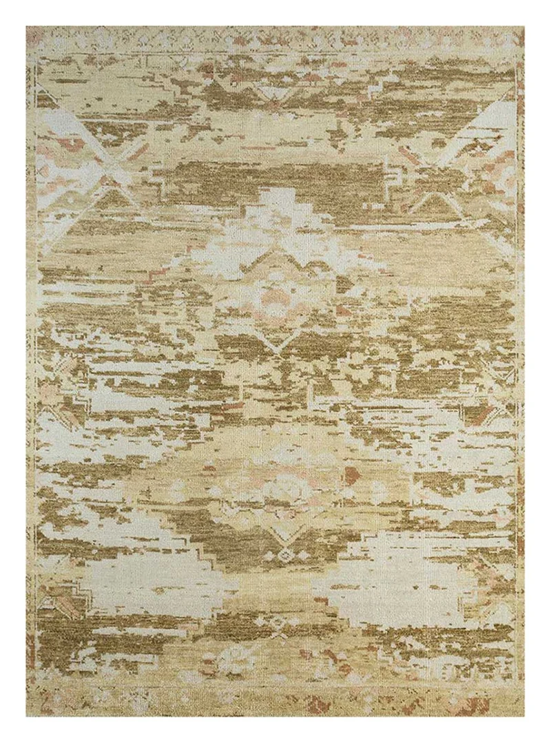 Wollteppich - 240 x 300 cm - dunkelbeige