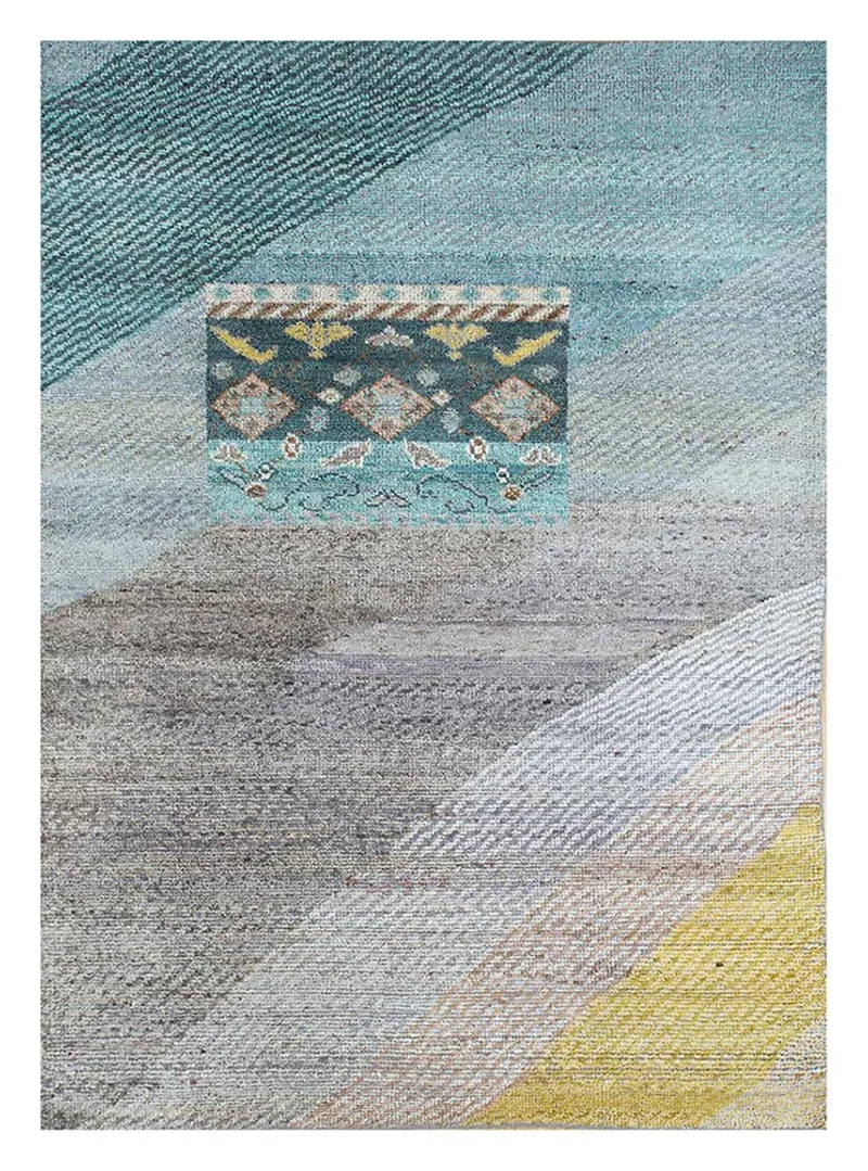 Wollteppich - 150 x 240 cm - mehrfarbig