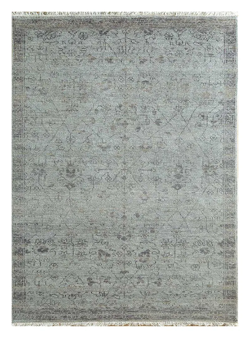 Wollteppich - 240 x 300 cm - lichtblau