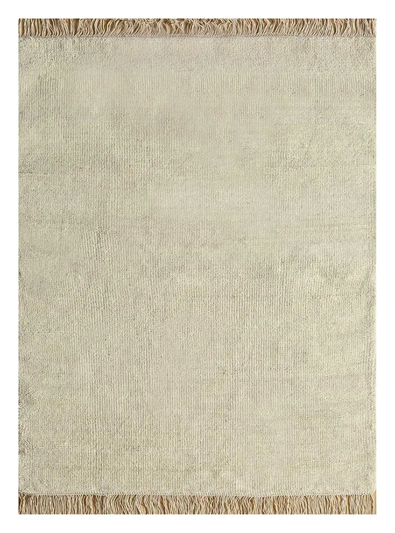 Wollteppich - 90 x 150 cm - sand