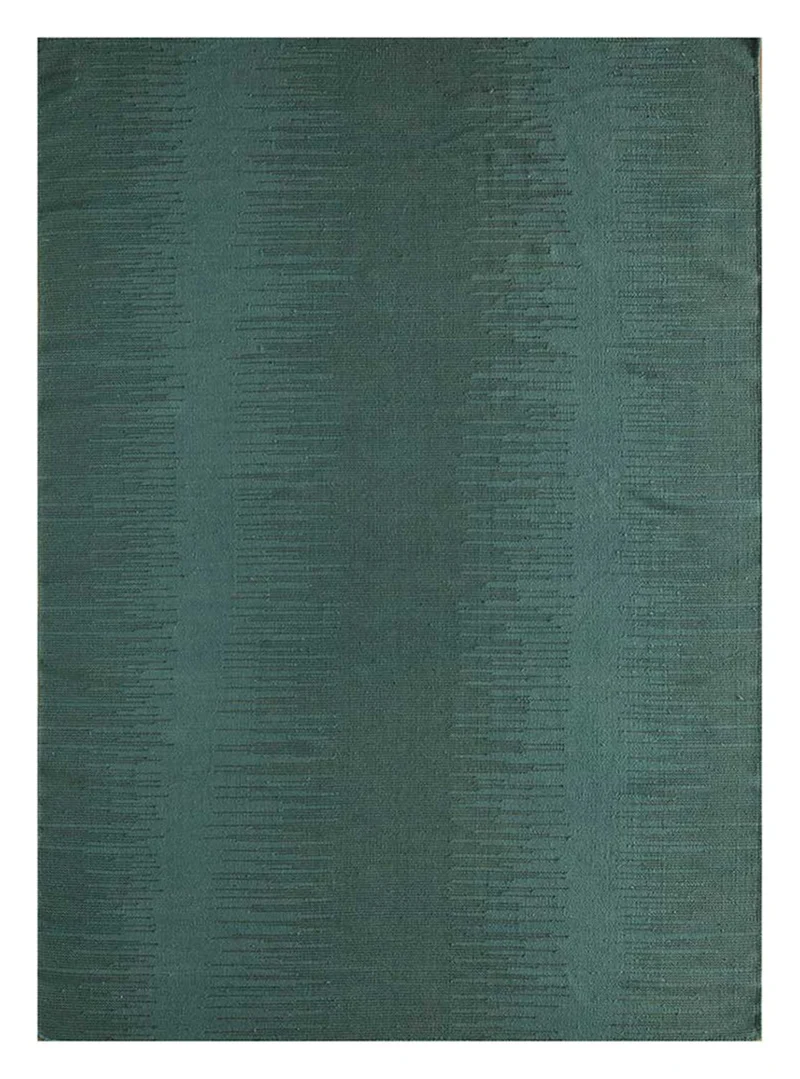 Wollteppich - 150 x 240 cm - dunkelgrün