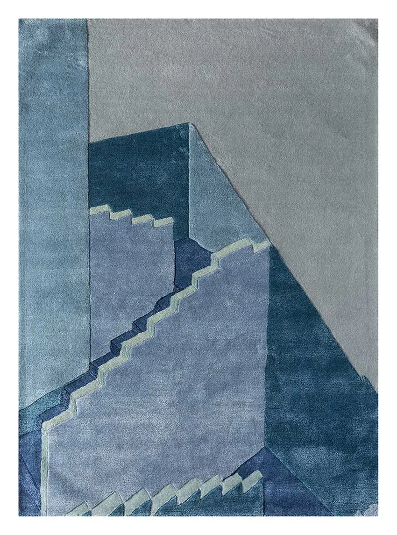 Wollteppich - 150 x 240 cm - mehrfarbig