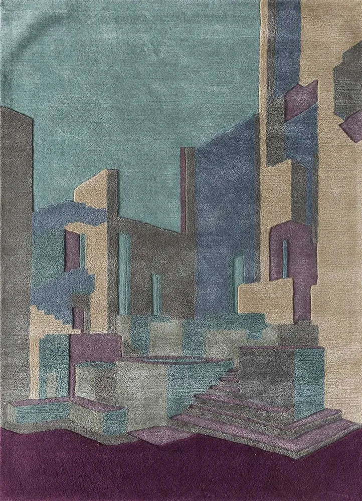 Wollteppich - 150 x 240 cm - mehrfarbig