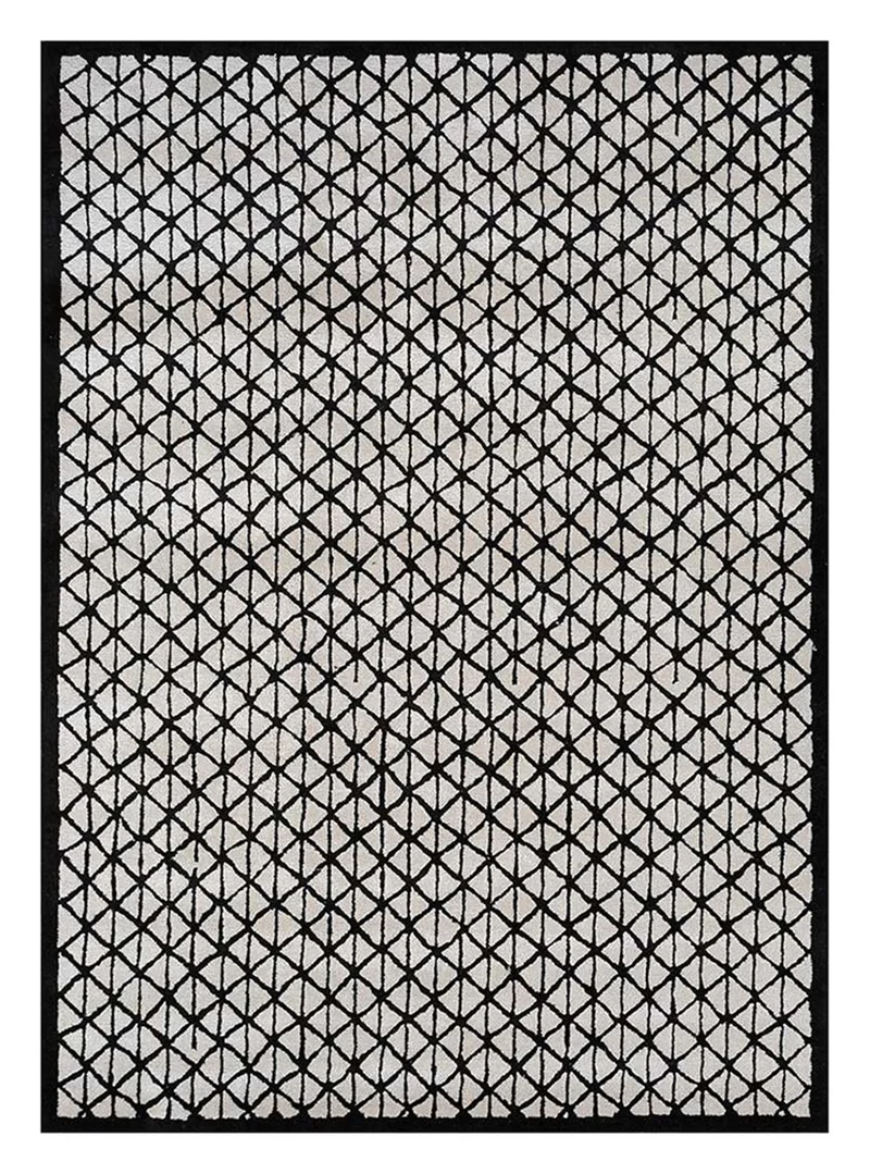 Wollteppich - 270 x 360 cm - hellgrau