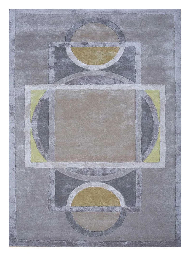 Wollteppich - 180 x 270 cm - violett