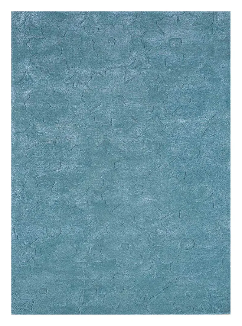 Wollteppich - 180 x 270 cm - türkis