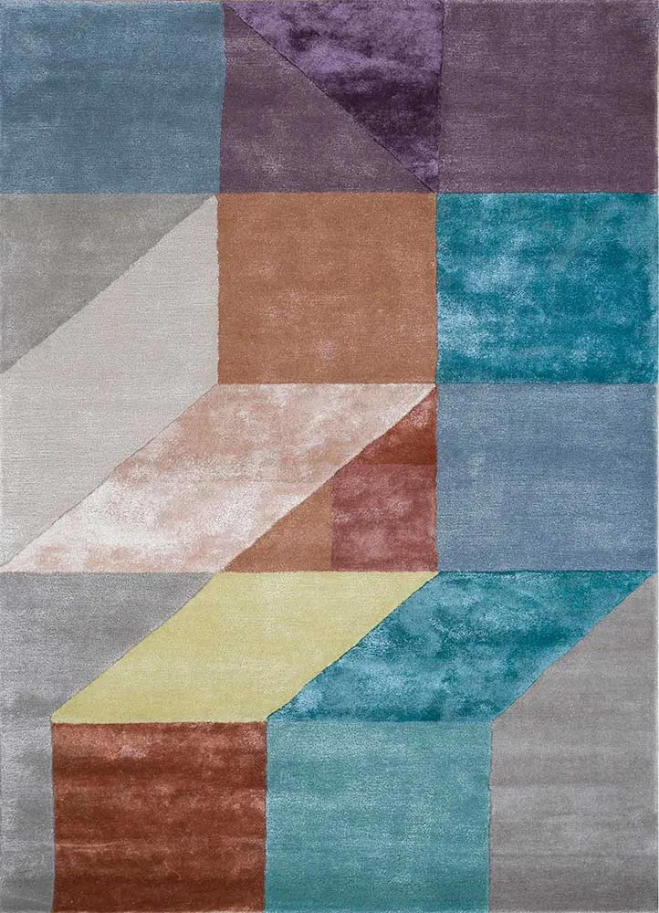 Wollteppich - 180 x 270 cm - mehrfarbig