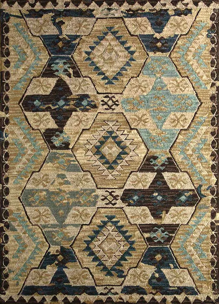 Wollteppich - 240 x 300 cm - mehrfarbig