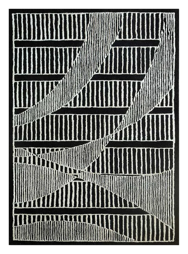 Wollteppich - 150 x 240 cm - mehrfarbig