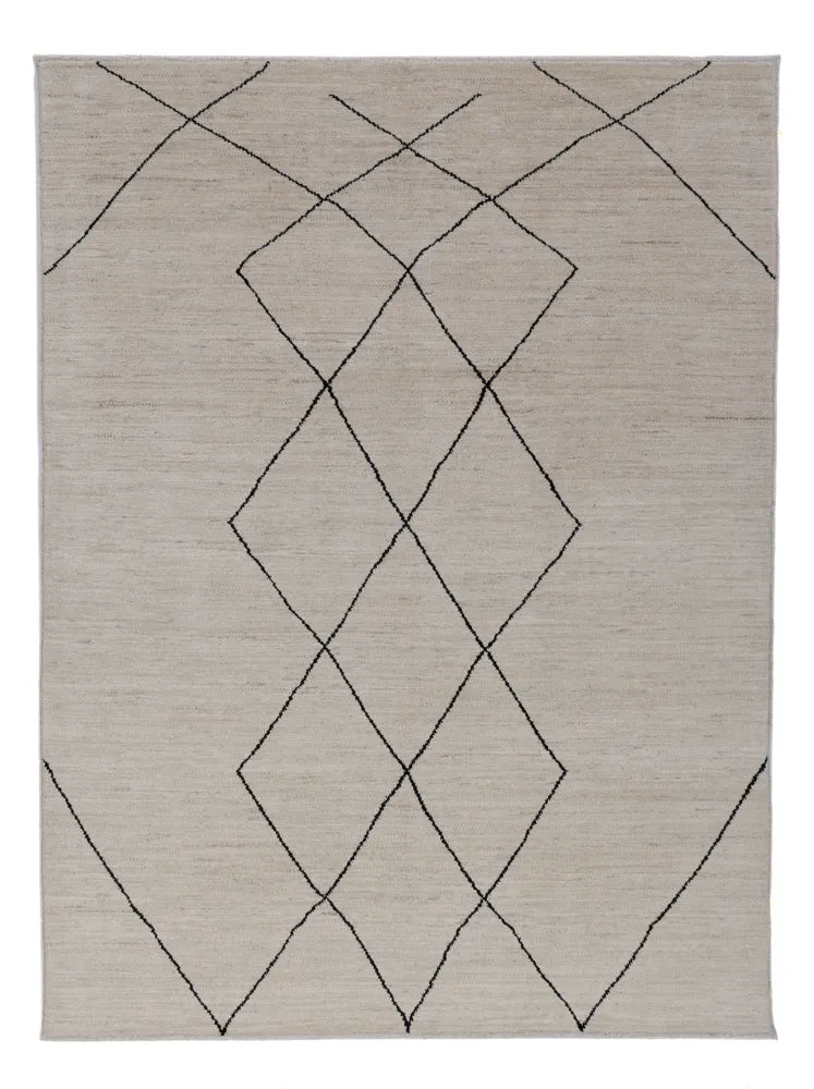 Berber Teppich 150x204cm - Wollteppich