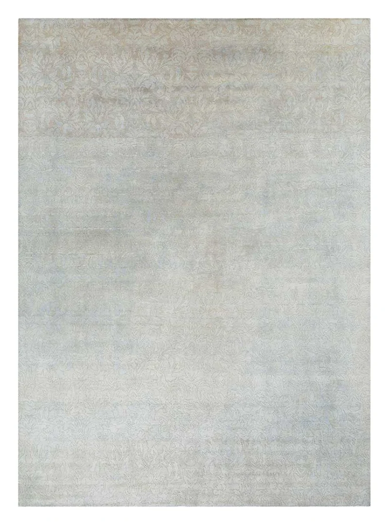 Wollteppich - 240 x 300 cm - hellgrau