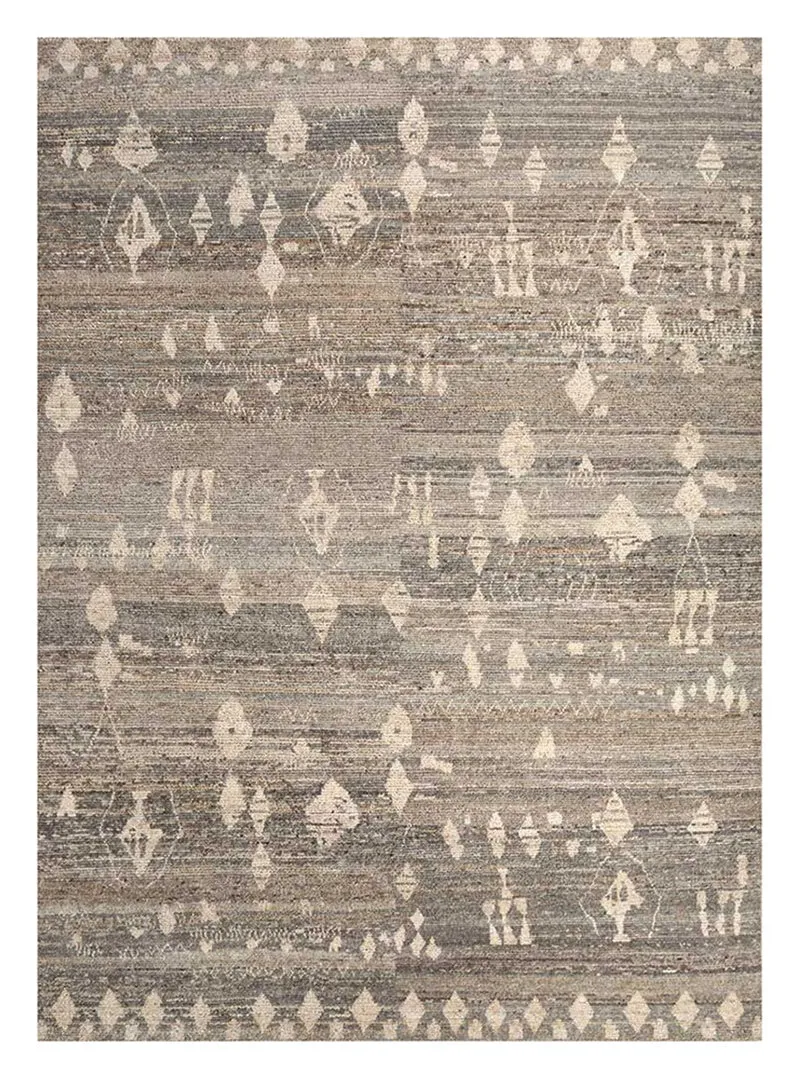 Wollteppich - 240 x 300 cm - hellbraun