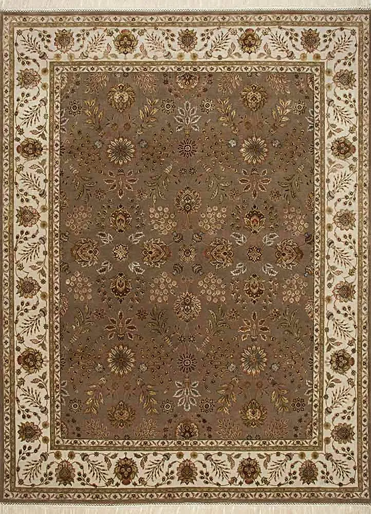 Wollteppich - 270 x 360 cm - beige