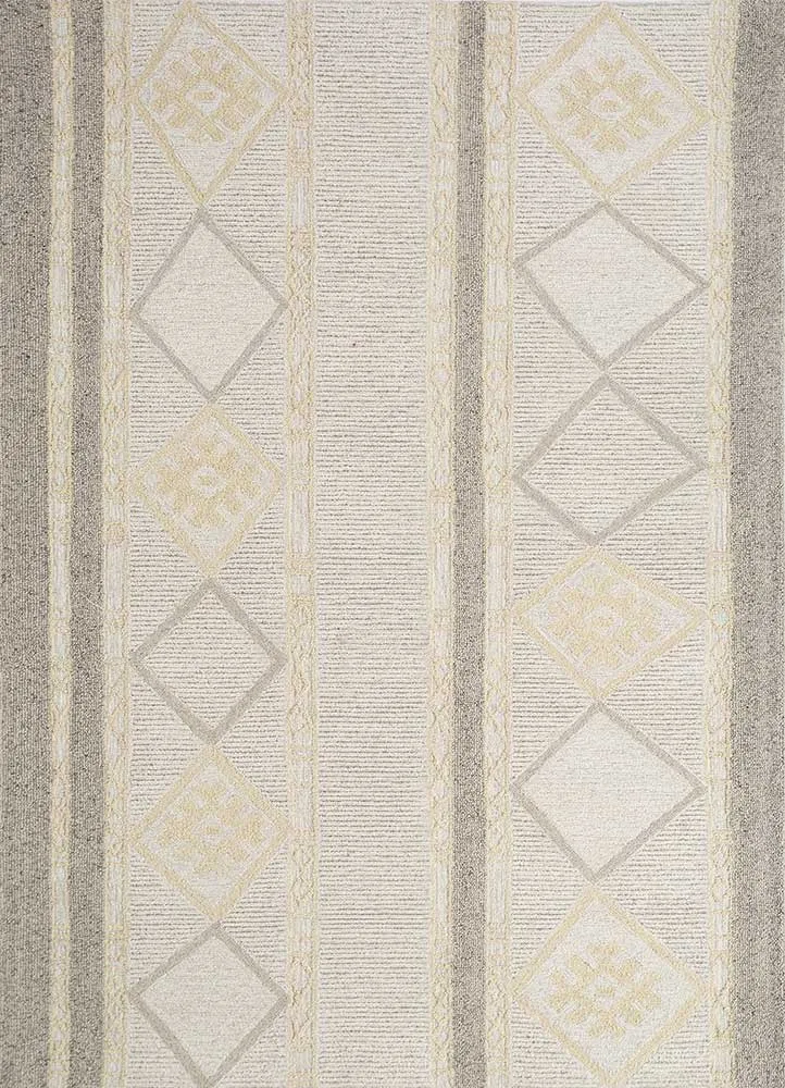 Wollteppich - 150 x 240 cm - creme