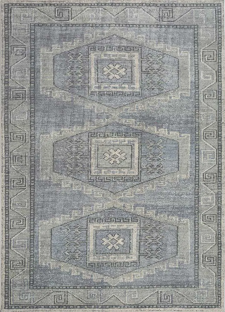 Wollteppich - 150 x 240 cm - grau