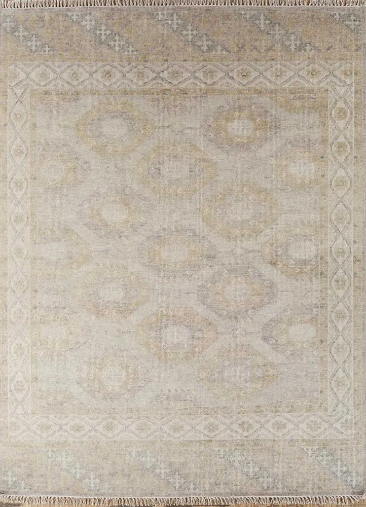 Wollteppich - 240 x 300 cm - gold