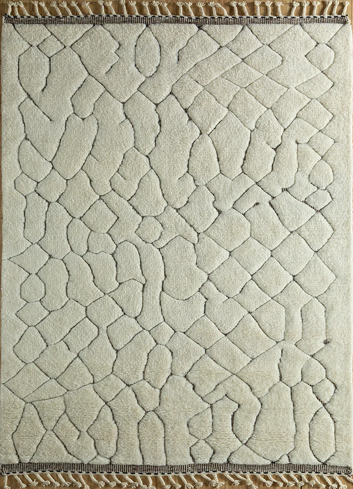 Wollteppich - 200 x 300 cm - creme