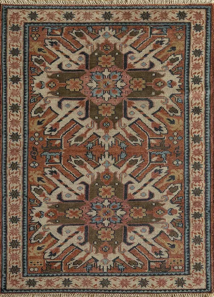 Wollteppich - 200 x 300 cm - orange