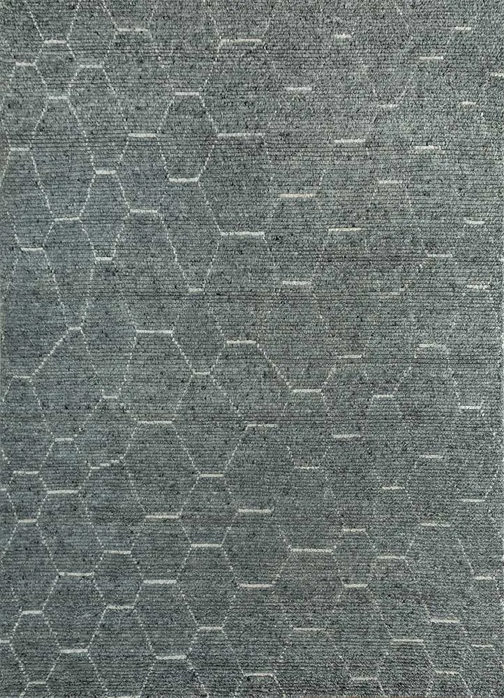 Wollteppich - 240 x 300 cm - grau