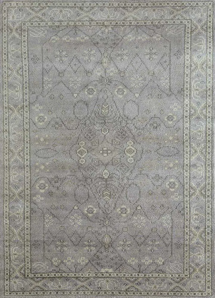 Wollteppich - 270 x 360 cm - grau