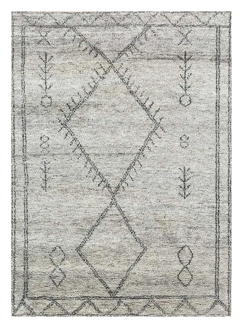 Wollteppich - 150 x 240 cm - beige